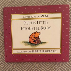 Pooh's Little Etiquette Book - decoration spike Ernest H Shepherd